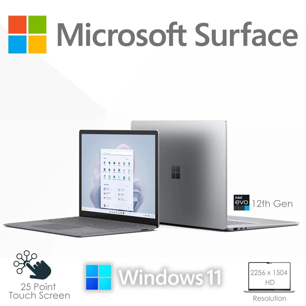 Microsoft Surface Laptop 5 13" Touch Intel i5 12th Gen 8GB RAM 256GB SSD Win 11